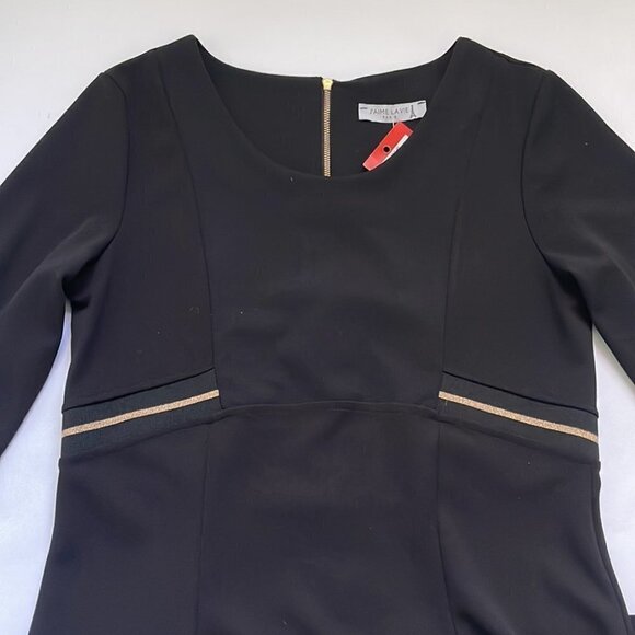 Jaime de Vie Long Sleeve Black Dress - Picture 9 of 12